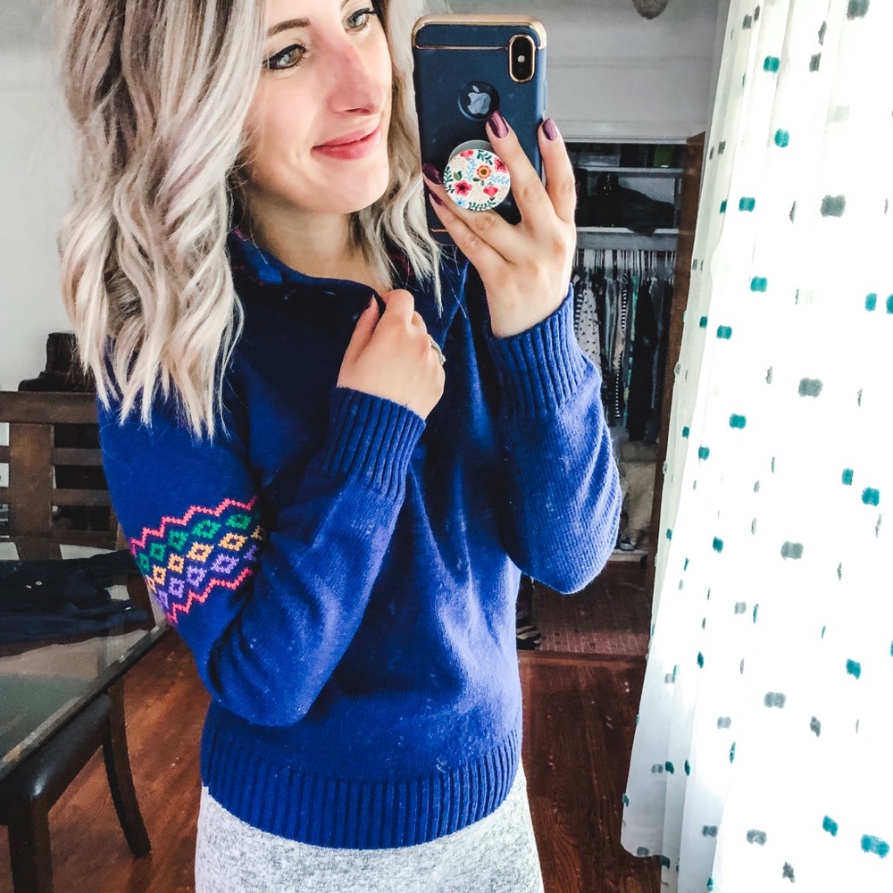 Levi Strauss & Co Blue Sweater Small